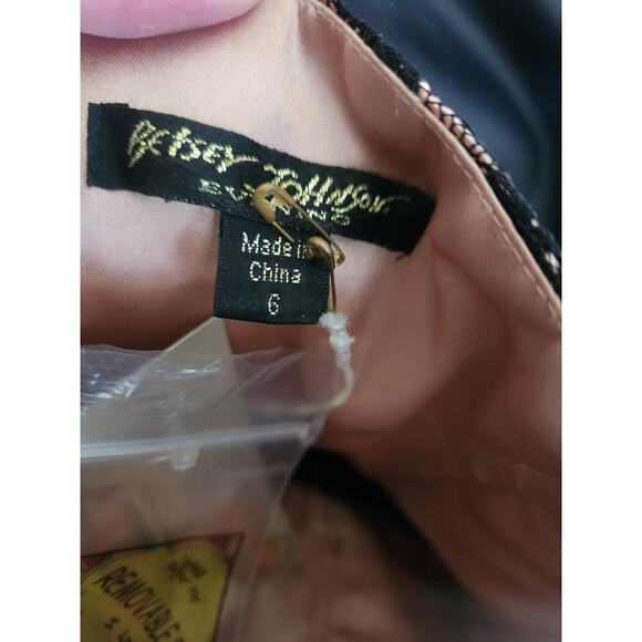 Betsey Johnson Evenings Sequined buble hem cocktail dress sz 6 NYE Holiday Y2K - Picture 6 of 12